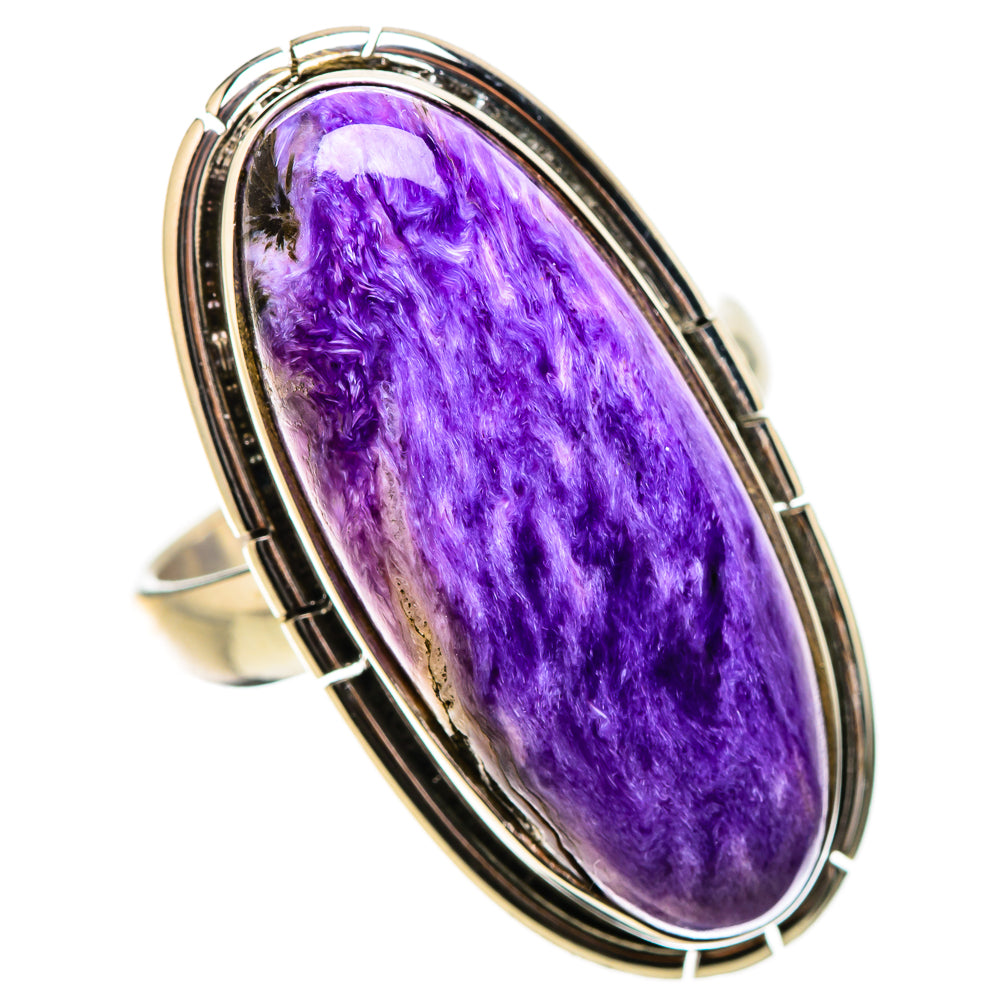 Charoite Rings handcrafted by Ana Silver Co - RING131458 - Photo 2