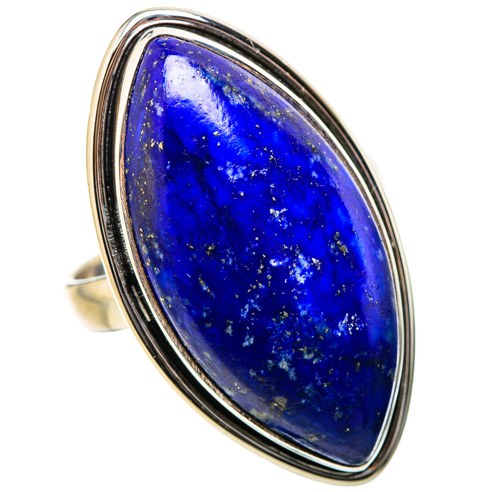 Lapis Lazuli Rings handcrafted by Ana Silver Co - RING131464 - Photo 2
