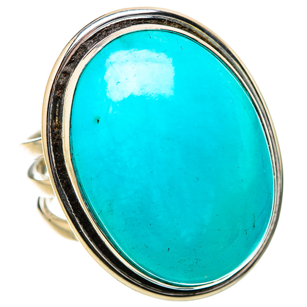 Peruvian Amazonite Rings handcrafted by Ana Silver Co - RING131466 - Photo 2
