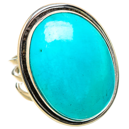 Peruvian Amazonite Rings handcrafted by Ana Silver Co - RING131466 - Photo 2
