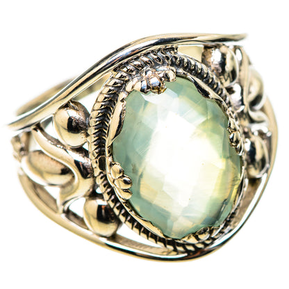Prehnite Rings handcrafted by Ana Silver Co - RING131469 - Photo 2