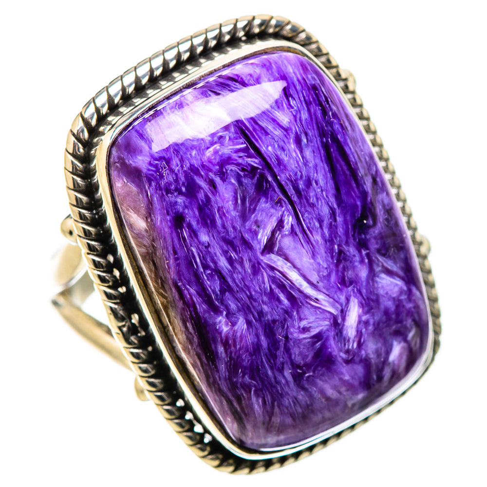Charoite Rings handcrafted by Ana Silver Co - RING131472 - Photo 2