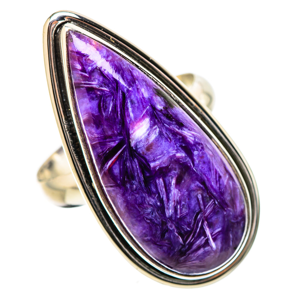 Charoite Rings handcrafted by Ana Silver Co - RING131473 - Photo 2