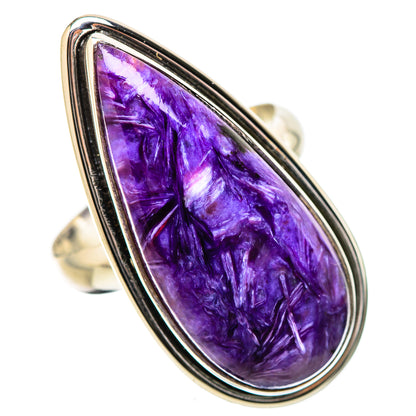 Charoite Rings handcrafted by Ana Silver Co - RING131473 - Photo 2