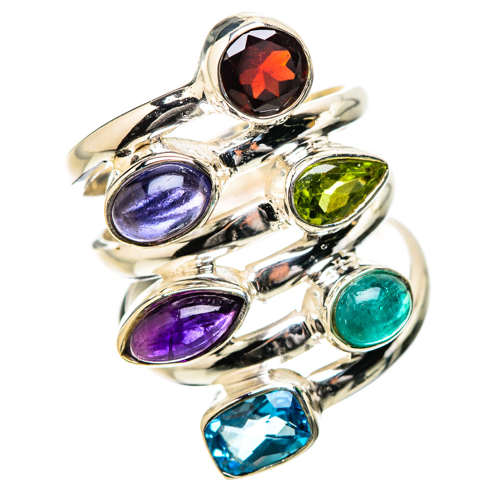 Garnet Rings handcrafted by Ana Silver Co - RING131477 - Photo 2