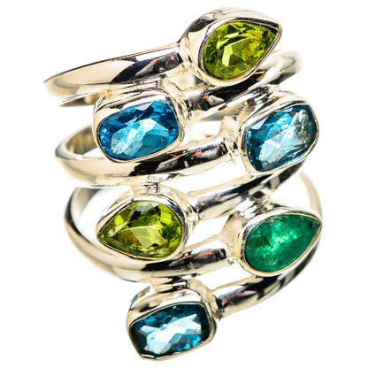 Swiss Blue Topaz Rings handcrafted by Ana Silver Co - RING131478 - Photo 2