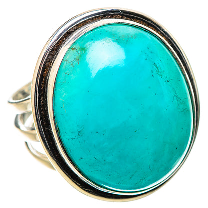 Peruvian Amazonite Rings handcrafted by Ana Silver Co - RING131493 - Photo 2