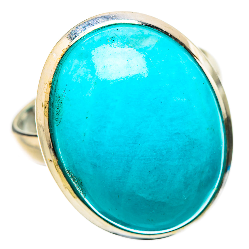 Peruvian Amazonite Rings handcrafted by Ana Silver Co - RING131507 - Photo 2