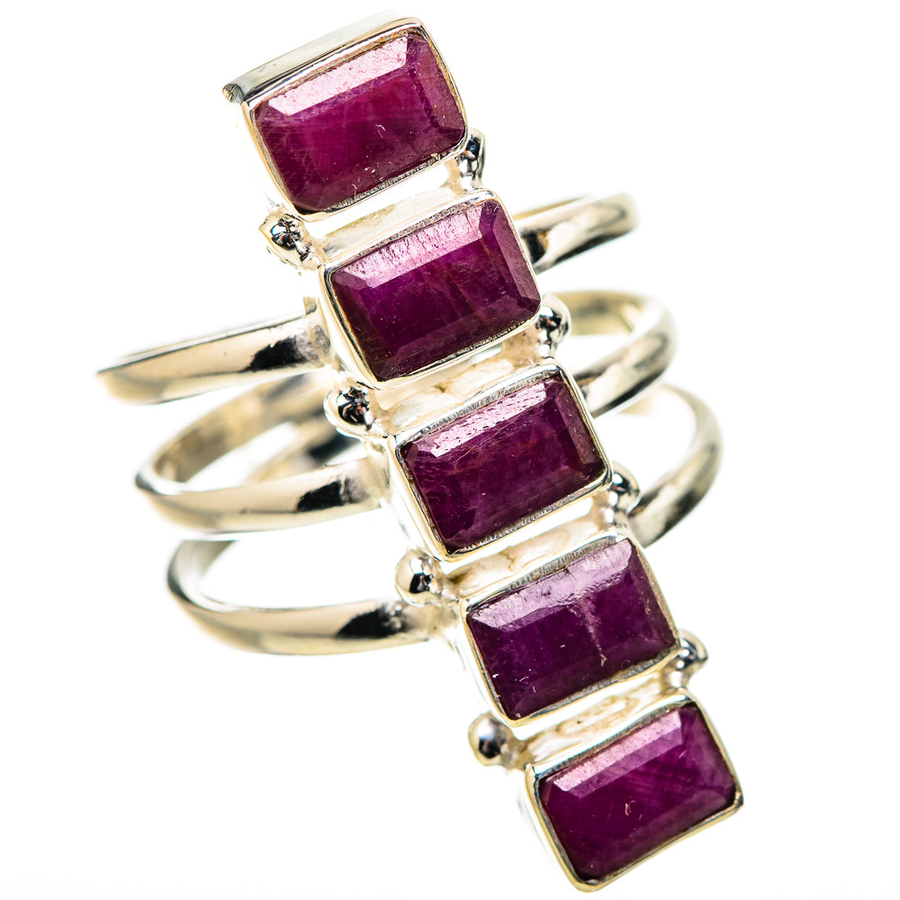 Ruby Rings handcrafted by Ana Silver Co - RING131513 - Photo 2