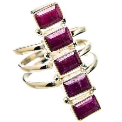 Ruby Rings handcrafted by Ana Silver Co - RING131513 - Photo 2