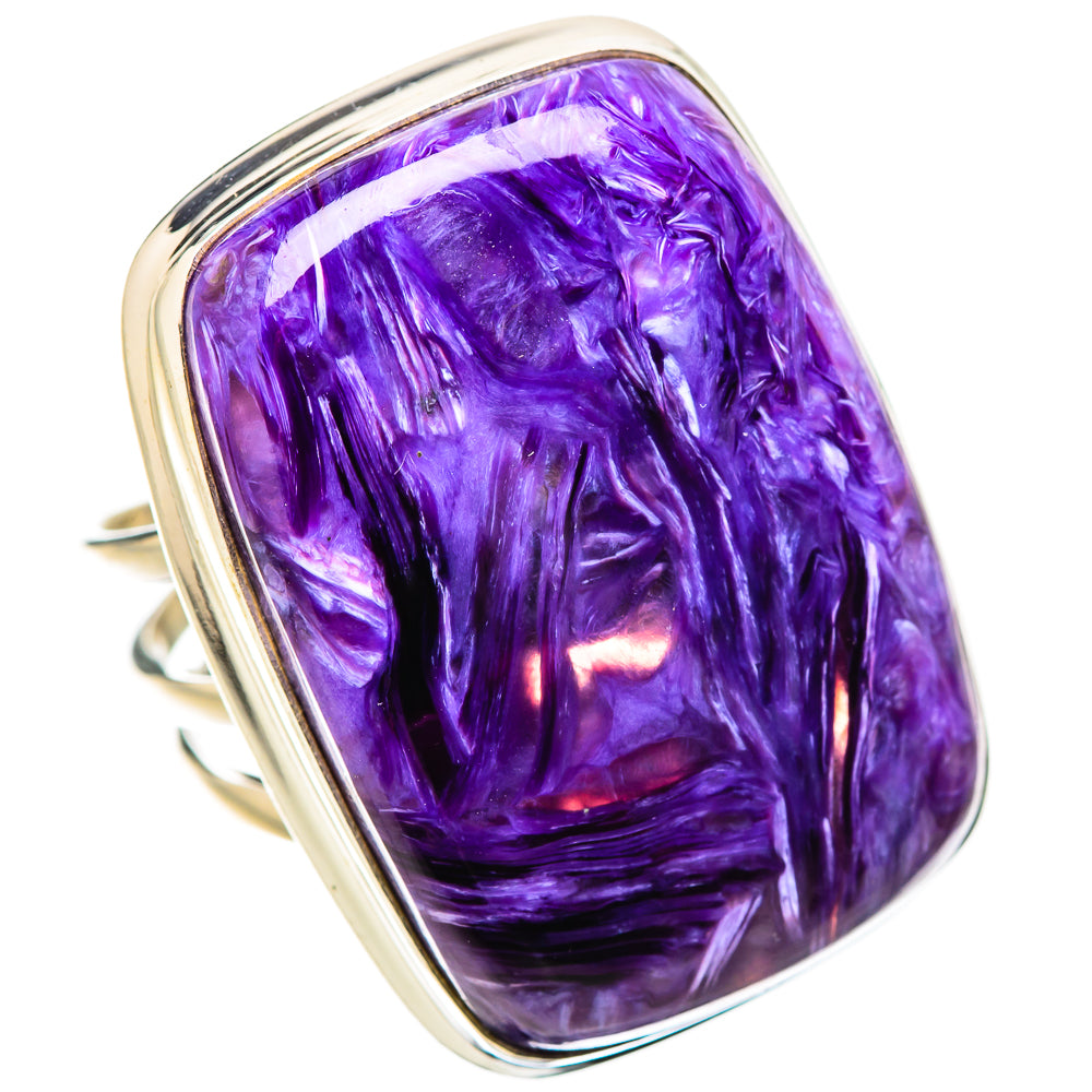 Charoite Rings handcrafted by Ana Silver Co - RING131515 - Photo 2
