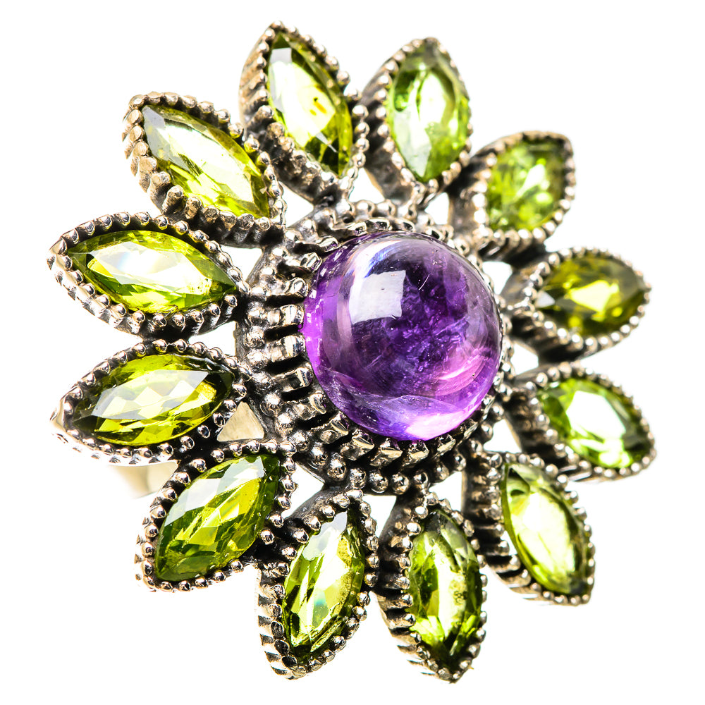 Amethyst Rings handcrafted by Ana Silver Co - RING131524 - Photo 2