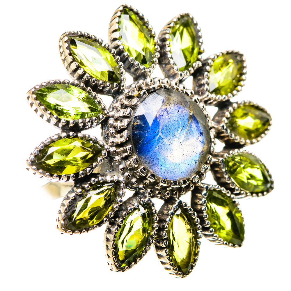 Labradorite Rings handcrafted by Ana Silver Co - RING131526 - Photo 2