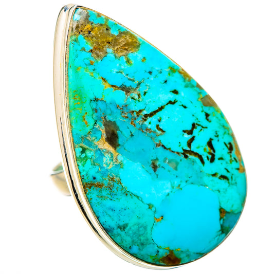 Chrysocolla Rings handcrafted by Ana Silver Co - RING131529 - Photo 2