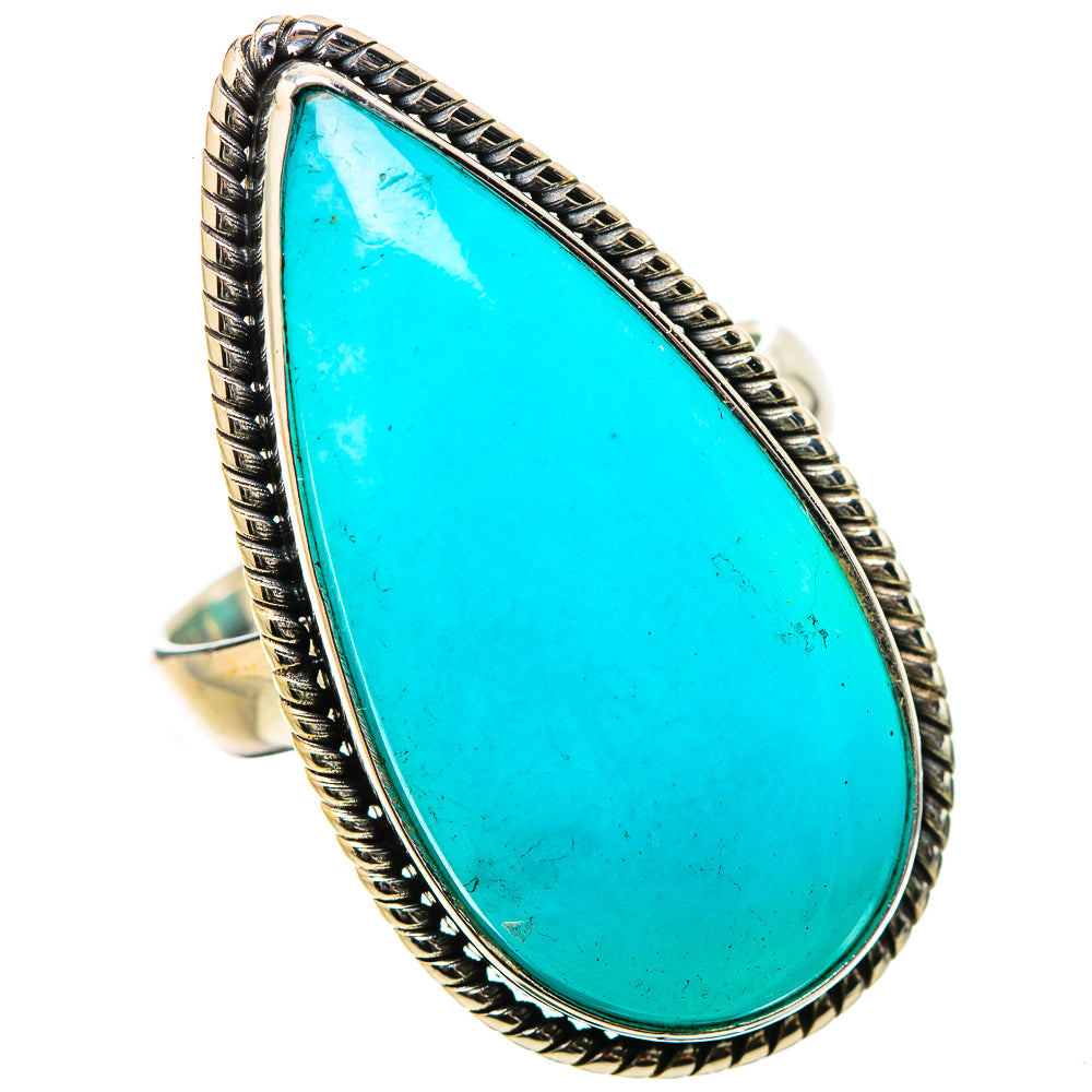 Peruvian Amazonite Rings handcrafted by Ana Silver Co - RING131530 - Photo 2