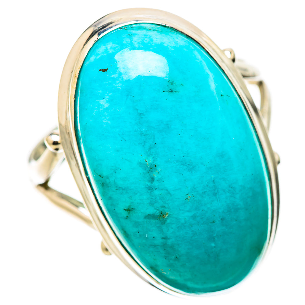 Peruvian Amazonite Rings handcrafted by Ana Silver Co - RING131532 - Photo 2