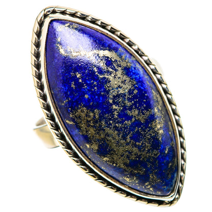Lapis Lazuli Rings handcrafted by Ana Silver Co - RING131533 - Photo 2