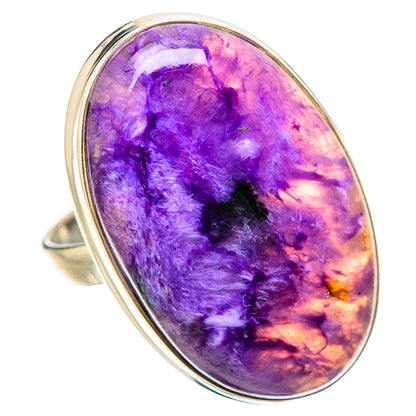 Charoite Rings handcrafted by Ana Silver Co - RING131537 - Photo 2