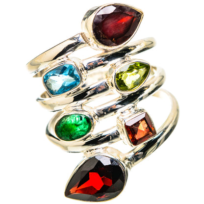 Garnet Rings handcrafted by Ana Silver Co - RING131544 - Photo 2