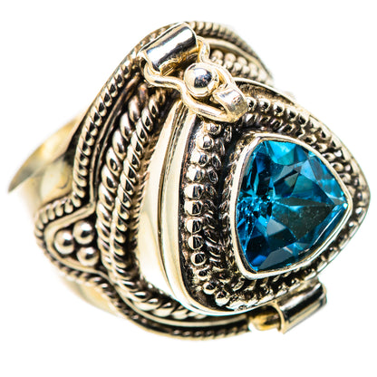 Swiss Blue Topaz Rings handcrafted by Ana Silver Co - RING131548 - Photo 2