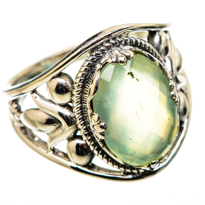 Prehnite Rings handcrafted by Ana Silver Co - RING131565 - Photo 2