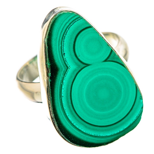 Malachite Rings handcrafted by Ana Silver Co - RING131578 - Photo 2