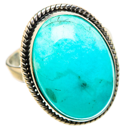 Peruvian Amazonite Rings handcrafted by Ana Silver Co - RING131589 - Photo 2