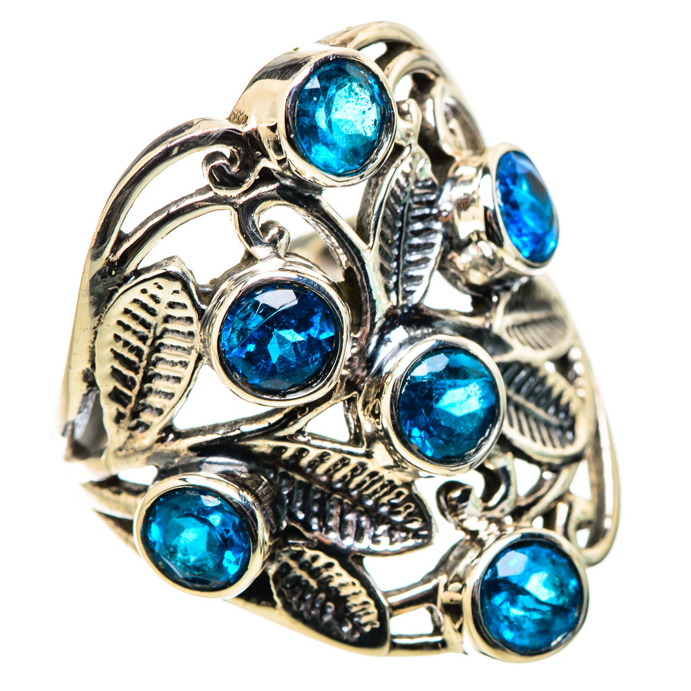 Swiss Blue Topaz Rings handcrafted by Ana Silver Co - RING131591 - Photo 2
