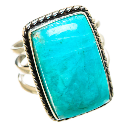 Peruvian Amazonite Rings handcrafted by Ana Silver Co - RING131602 - Photo 2