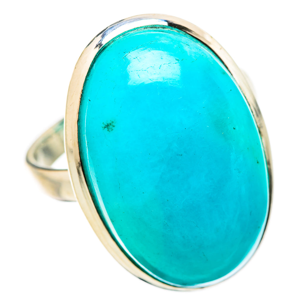 Peruvian Amazonite Rings handcrafted by Ana Silver Co - RING131603 - Photo 2