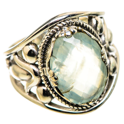Prehnite Rings handcrafted by Ana Silver Co - RING131605 - Photo 2