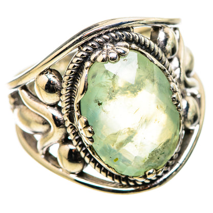 Prehnite Rings handcrafted by Ana Silver Co - RING131613 - Photo 2