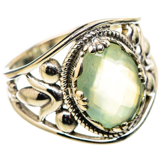 Prehnite Rings handcrafted by Ana Silver Co - RING131626 - Photo 2