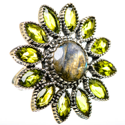 Labradorite Rings handcrafted by Ana Silver Co - RING131643 - Photo 2