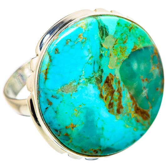 Chrysocolla Rings handcrafted by Ana Silver Co - RING131645 - Photo 2