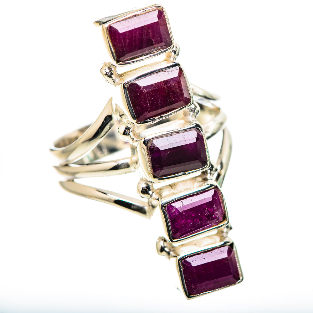 Ruby Rings handcrafted by Ana Silver Co - RING131651 - Photo 2