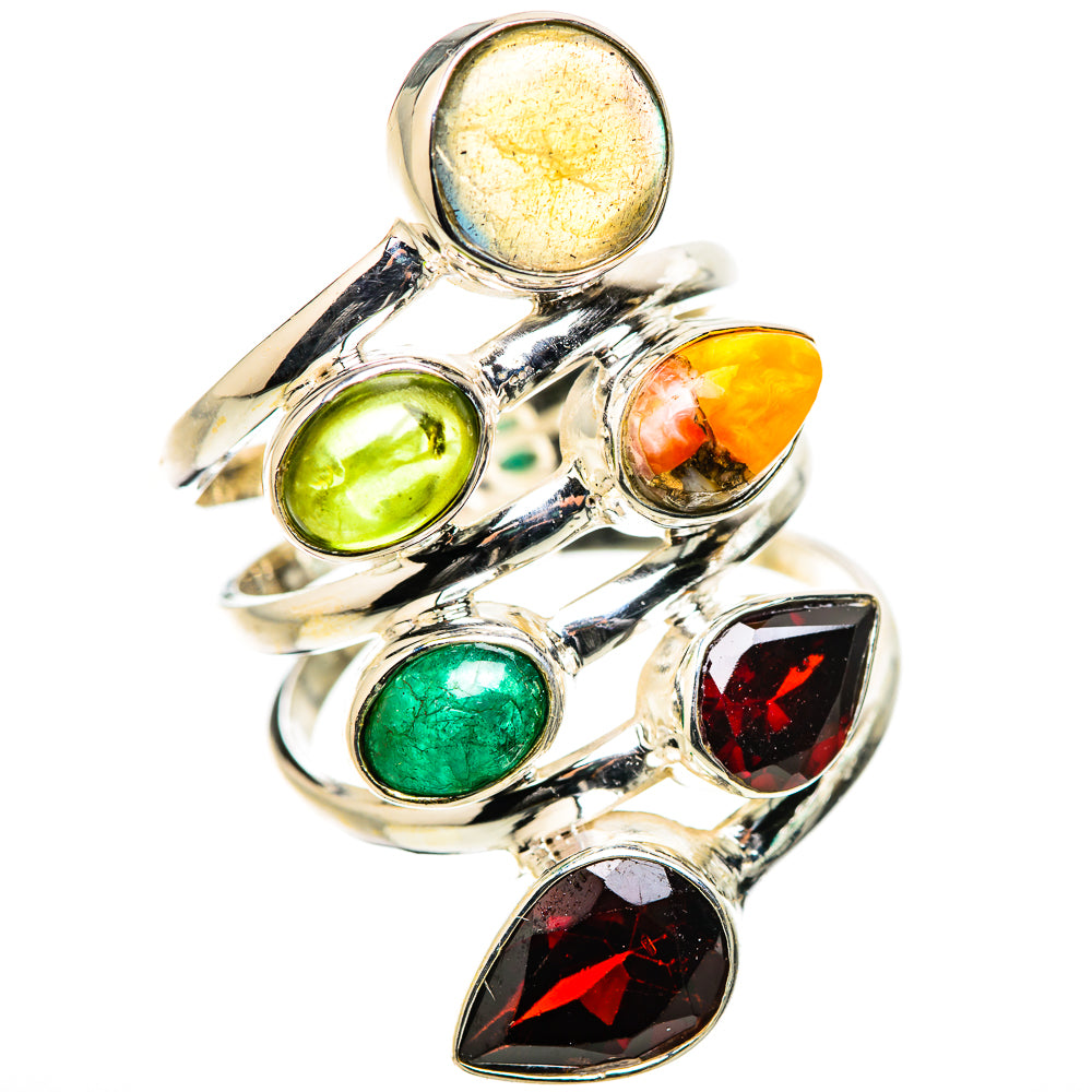 Garnet Rings handcrafted by Ana Silver Co - RING131659 - Photo 2