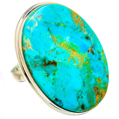 Chrysocolla Rings handcrafted by Ana Silver Co - RING131666 - Photo 2