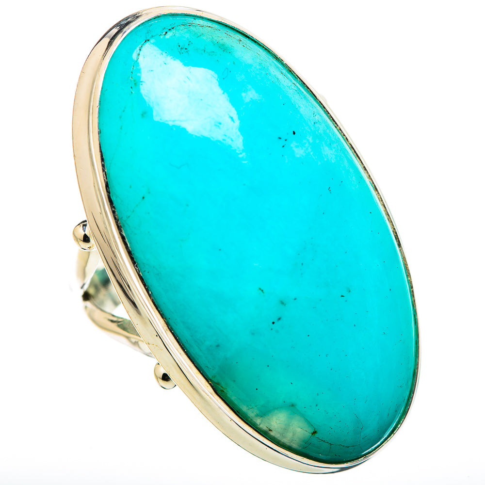 Peruvian Amazonite Rings handcrafted by Ana Silver Co - RING131671 - Photo 2