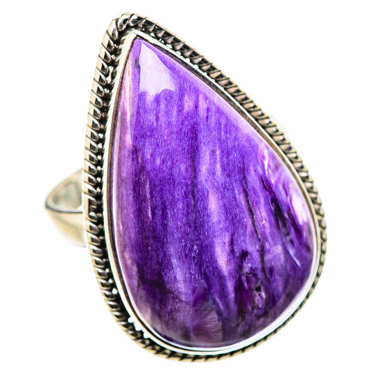 Charoite Rings handcrafted by Ana Silver Co - RING131675 - Photo 2