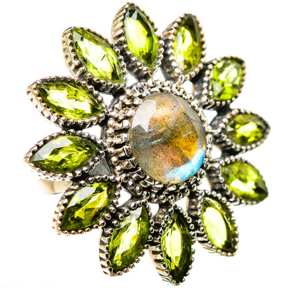 Labradorite Rings handcrafted by Ana Silver Co - RING131684 - Photo 2