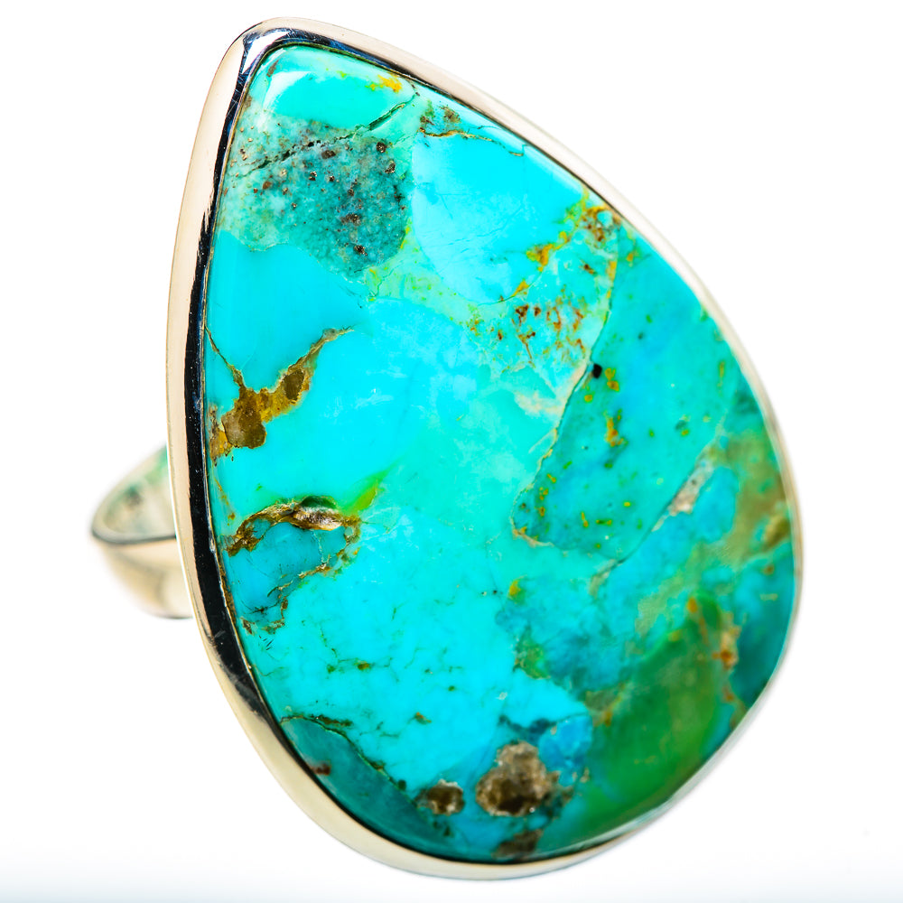 Chrysocolla Rings handcrafted by Ana Silver Co - RING131687 - Photo 2