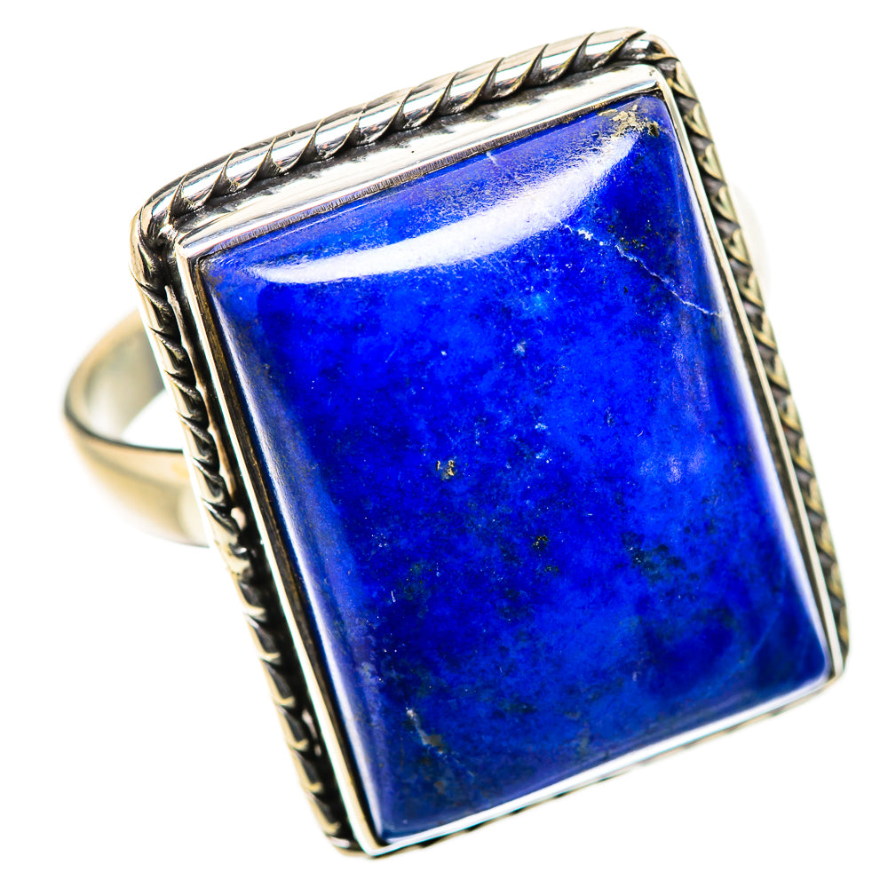 Lapis Lazuli Rings handcrafted by Ana Silver Co - RING131690 - Photo 2