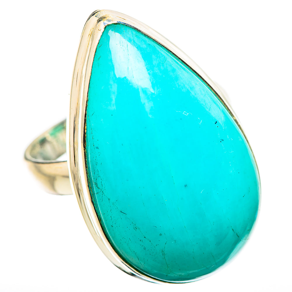 Peruvian Amazonite Rings handcrafted by Ana Silver Co - RING131693 - Photo 2