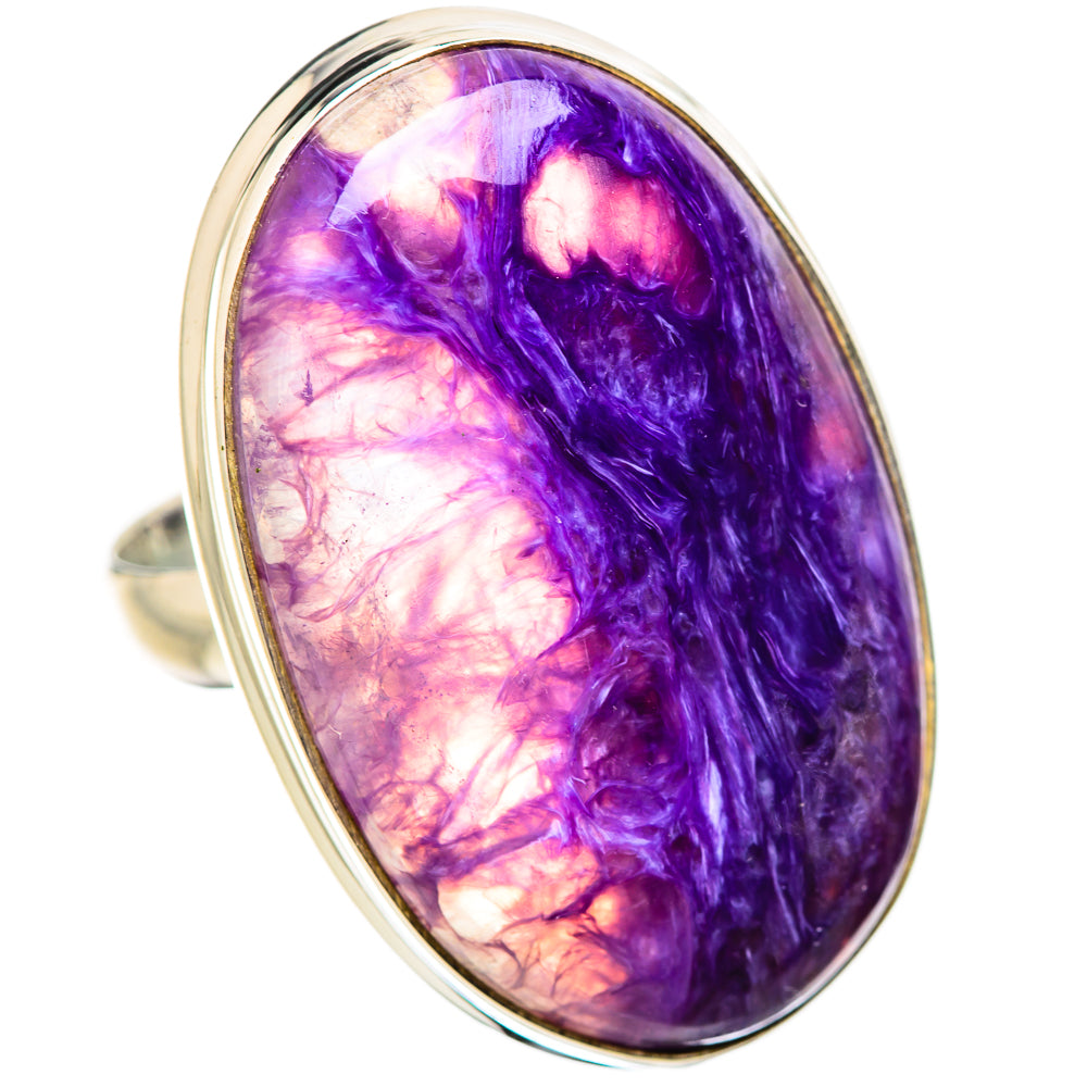 Charoite Rings handcrafted by Ana Silver Co - RING131695 - Photo 2