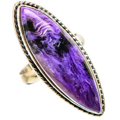 Charoite Rings handcrafted by Ana Silver Co - RING131696 - Photo 2