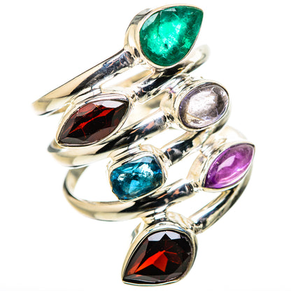 Garnet Rings handcrafted by Ana Silver Co - RING131699 - Photo 2