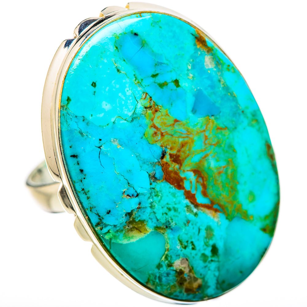 Chrysocolla Rings handcrafted by Ana Silver Co - RING131704 - Photo 2