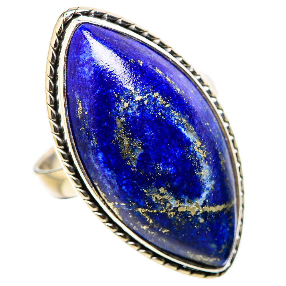 Lapis Lazuli Rings handcrafted by Ana Silver Co - RING131708 - Photo 2