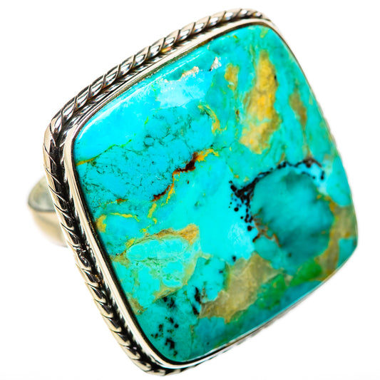 Chrysocolla Rings handcrafted by Ana Silver Co - RING131710 - Photo 2